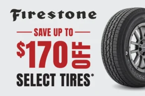 SELECT SET OF FIRESTONE TIRES
